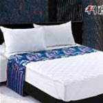 酒店布草 白色全棉防羽布护床垫席梦思垫保护垫