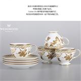 Wedgwood韦奇伍德金黄雀鸟 四杯四碟 混合色150ml