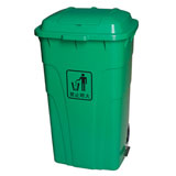 白云 AF147A/AF07302A （120升脚踏式）方形环保垃圾桶