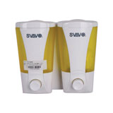 瑞沃 V-4704-2 手动皂液器（黄色磨砂+白色）