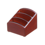 豪特尔 HT0037-1 三格茶包盒（红木色）
