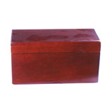 豪特尔 HT0021-2 两格带盖茶包盒（深红木色）