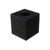 龙之湖 D080 正方形纸巾盒（黑色水波纹）